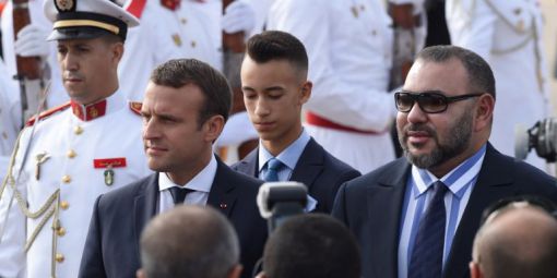Emmanuel-Macron-Rabat-au-c-t-roi-Maroc